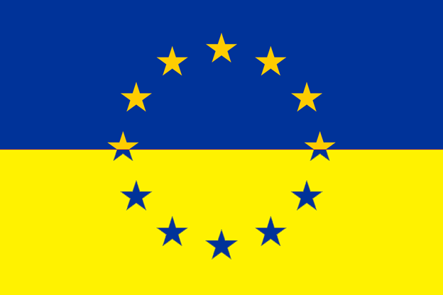 EU Ukraine flag